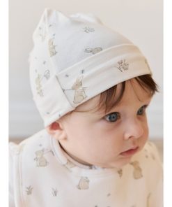 JAMIE KAY ベビー ビーニーLapin Jardin／オーガニックコットン