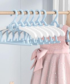 10本 セット ベビーハンガー 伸縮 ハンガー 子供 赤ちゃん 洗濯 子供用 干す 伸縮式 物干しハンガー 洗濯ハンガー 衣類ハンガー