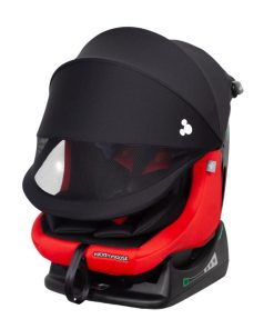 Disney 新安全基準R129適合　イージーファンチャイルドシート ミッキーマウス 新生児から4歳まで シートベルト固定【送料無料 沖縄・一部地域を除く】