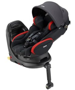アップリカ フラディア プラス レッドブラック (RD) 新安全規則R129適合 回転式 チャイルドシート カーシート 新生児 アイソフィックス【送料