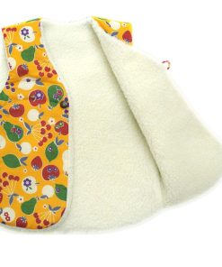 ベビー mokomokoちゃんちゃんこ フルーツ 80cm 90cm 100cm もこもこ あったかい スリーパー 男の子 女の子 子供