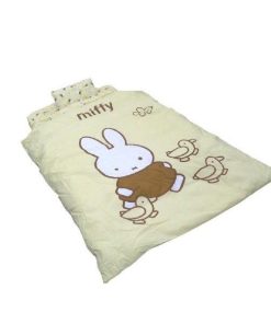 Miffy ベビー布団 カバー 3点セット アトピアン加工 保湿 抗菌 防臭 ミッフィー ベビー布団セット カバーセット アトピー