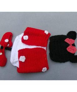 ミニー コスチューム 寝相アート ベビー服　着ぐるみ 新生児 赤ちゃん 出産祝い