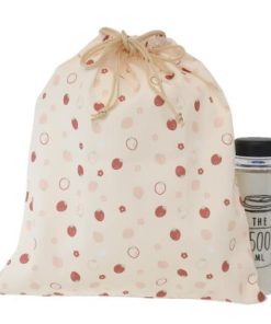 きんちゃく袋 きんちゃくポーチ 巾着L いちご 新入学 ミントイン